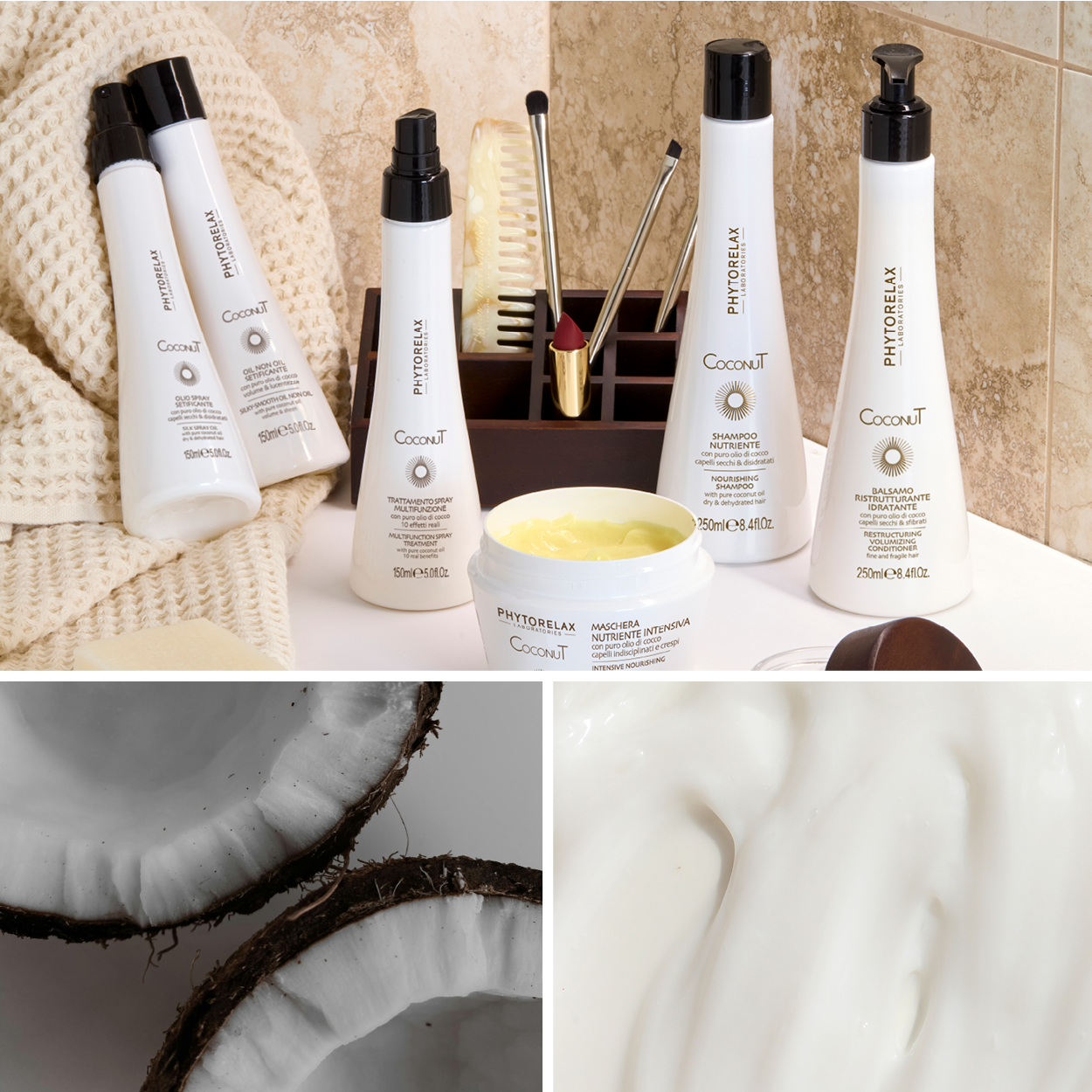 Coconut Oil — Phytorelax Laboratories: Для сухого волосся та щоденного використання.