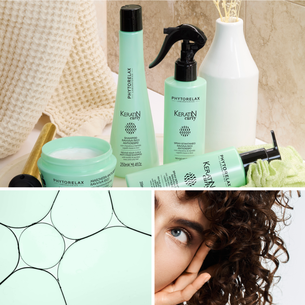 Keratin Curly — Phytorelax Laboratories: Для кучерявого та хвилястого волосся.