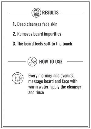 2 IN 1 CLEANSER BEARD-FACE USE