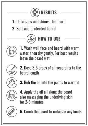 BEARD OIL USE