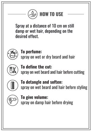 MULTIUSE SPRAY BEARD-HAIR USE
